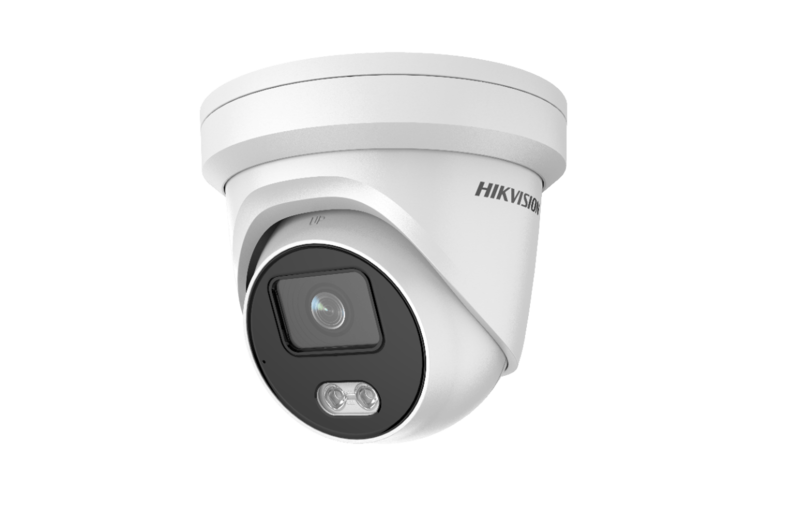 DS-2CD2347G2-LU-2 - ColorVu Gen2  Turret Network Camera 2.8mm with Mic