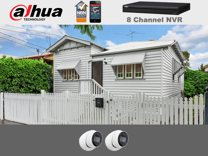Dahua1.1 Dahua Package - 8Ch NVR with two 6MP Camera