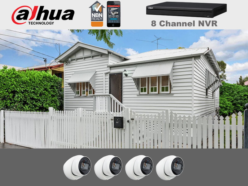 Dahua1.2 Dahua Package - 8Ch NVR with four 6MP Cameras
