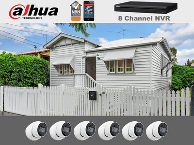 Dahua1.3 Dahua Package - 8Ch NVR with six 6MP Cameras
