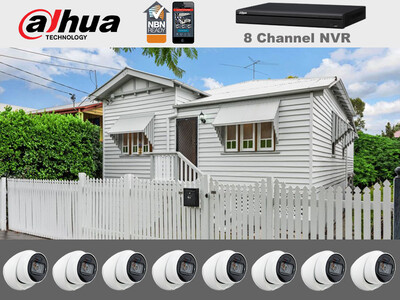 Dahua1.4 Dahua Package - 8Ch NVR with eight 6MP Cameras