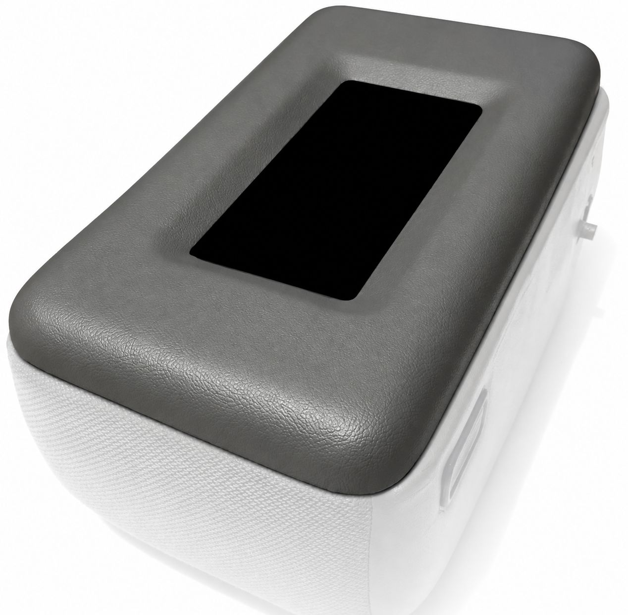 1994-2004 Ford Ranger Mazda B-Series Center Console Replacement Lid with Cell Phone Tray - Padded Armrest - LID ONLY - Console Not Included 1994-2004 Ford Ranger Mazda B-Series Center Console Replacement Lid with Cell Phone Tray - Padded Armrest - LID ONLY - Console Not Included