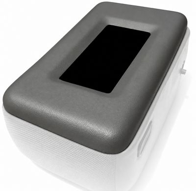 1994-2004 Ford Ranger Mazda B-Series Center Console Replacement Lid with Cell Phone Tray - Padded Armrest - LID ONLY - Console Not Included 1994-2004 Ford Ranger Mazda B-Series Center Console Replacement Lid with Cell Phone Tray - Padded Armrest - LID ONLY - Console Not Included
