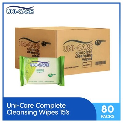 Uni-Care Complete Cleansing Wipes 15's (1 Case)