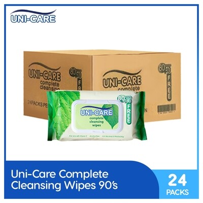 Uni-Care Complete Cleansing Wipes 90's (1 Case)