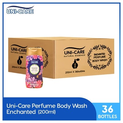 Uni-Care Enchanted Perfume Body Wash 200ml (1 Case)