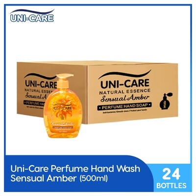 Uni-Care Sensual Amber Perfume Hand Soap 500ml (1 Case)