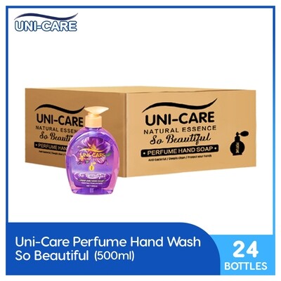Uni-Care So Beautiful Perfume Hand Soap 500ml (1 Case)