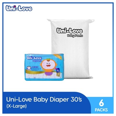 Uni-Love Baby Pants 30's (X-Large) - 6 PACKS