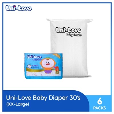 Uni-Love Baby Pants 30's (XX-Large) - 6 PACKS