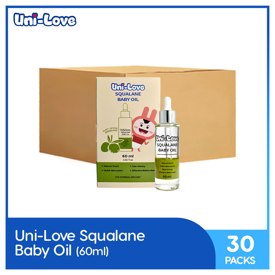 UniLove Squalane Baby Oil 60ml Bottle of 1 Case