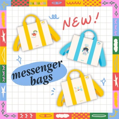 ꔛ NEW! Messenger Bags - School Series 📒