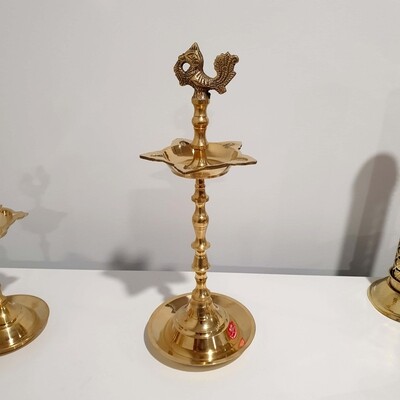 Peacock Kuthu Vilakku/Mahabharat Diya/Inauguration Lamp