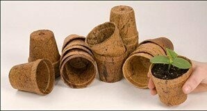 17cm Coir Fibre Pots 17cm Coir Fibre Pots