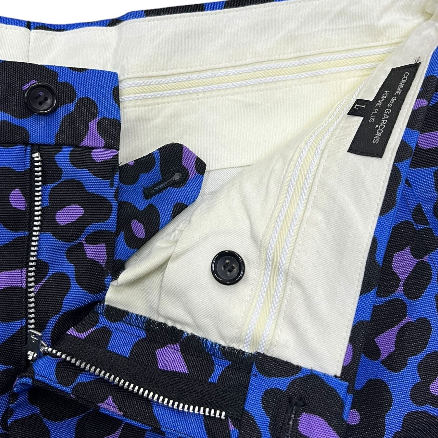 COMME des GAR CONS HOMME PLUS レオパード柄 XS SS18 Comme Des Garcons Homme Plus Leopard Sweater Marked size: L