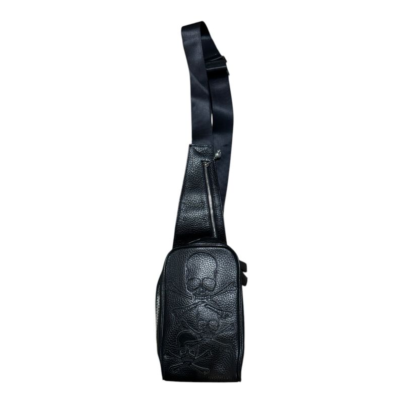 ROEN-LEATHER SKULL BAG