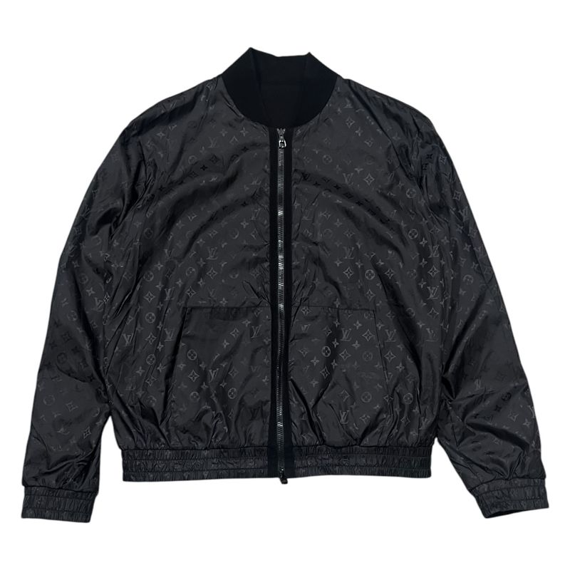 CONS*LV-REVERSIBLE MONOGRAM BOMBER