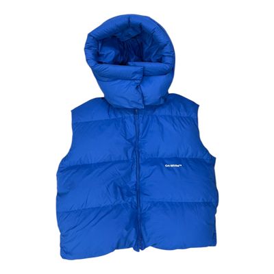 OFF-DOWN HOODED PUFFER VEST