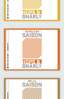 Gnarly Label (Avery 22827)