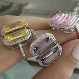 925 Sterling Silver Gemstone Rings