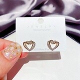 Double Heart-Shaped Earrings