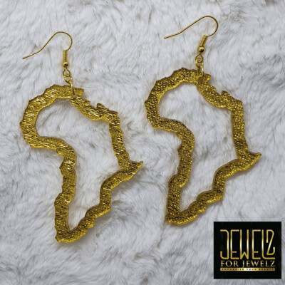 Africa glitters outline (gold)