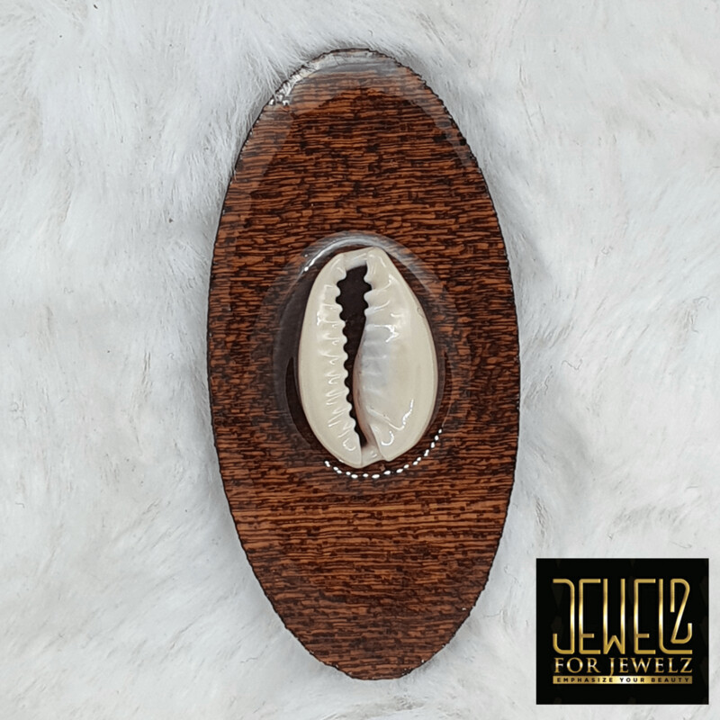 Ovale ring cowrie naturel