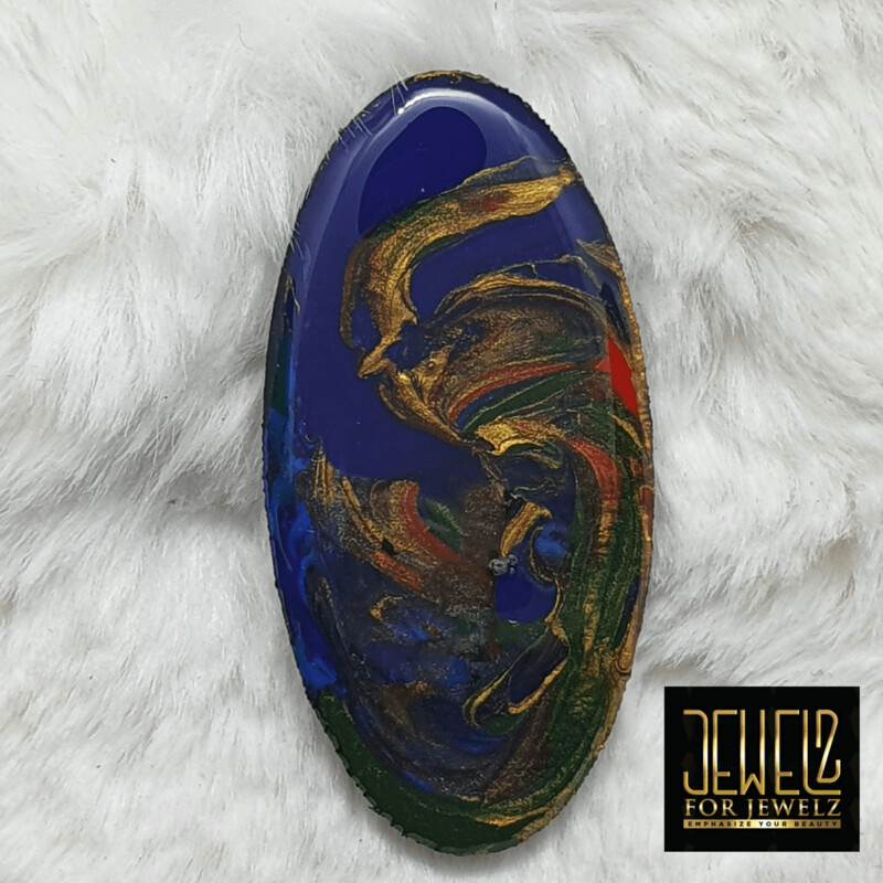 Ovale ring mixed colors