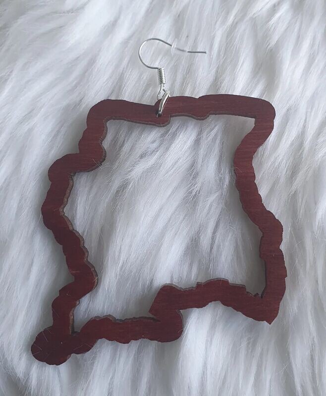 Suriname Outline Mahogany (reddish)