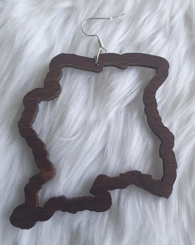 Suriname Outline Walnut