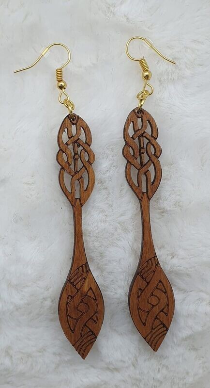 Paddle Tembe Art design 2 (teak-kleur)
