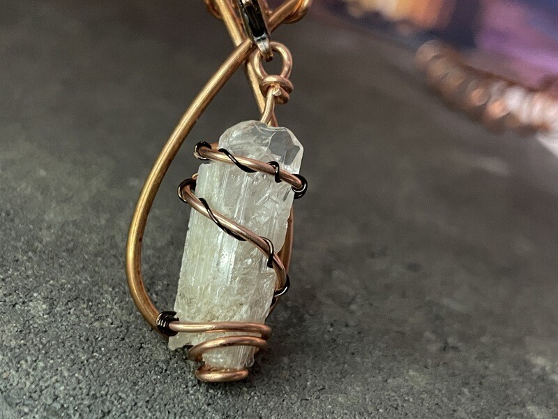 DANBURITE ~ 3rd Eye Lemurian Copper Circlet DANBURITE ~ 3rd Eye Lemurian Copper Circlet