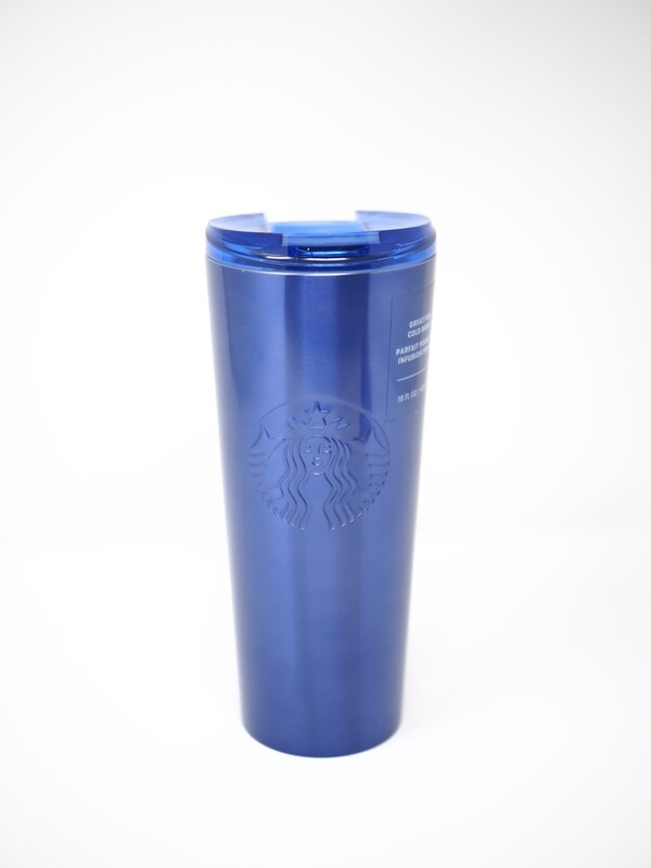 STARBUCKS Shiny Blue Tumbler