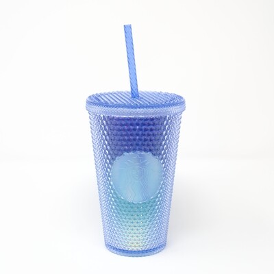 STARBUCKS Purple/Blue Ombre Studded Cold Cup