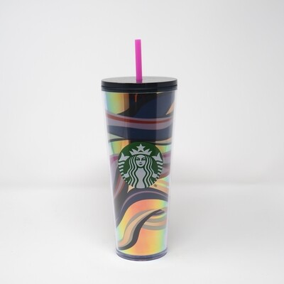 STARBUCKS Rainbow Swirl Cold Cup