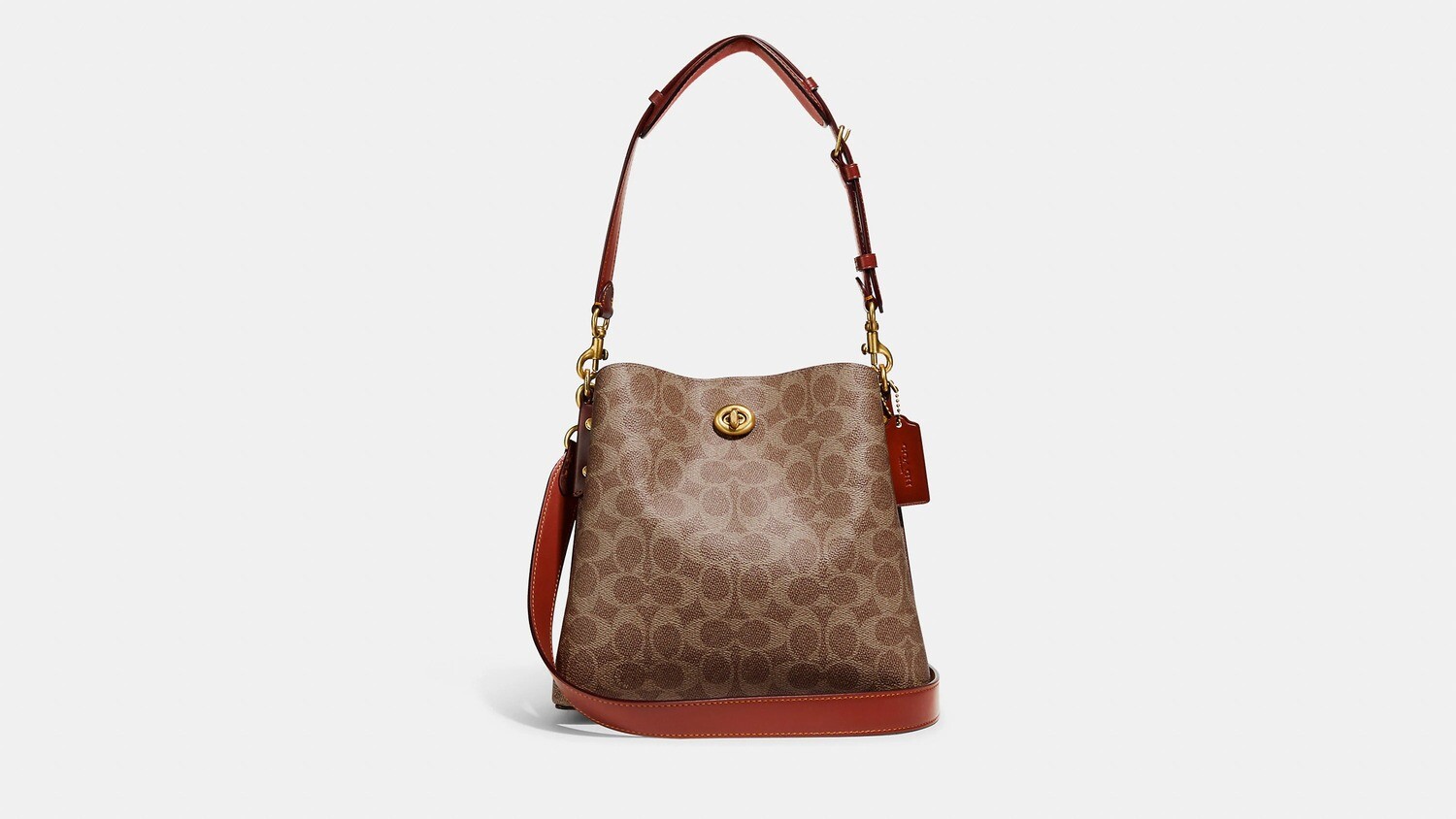 COACH Willow Bucket Bag In Signature Canvas