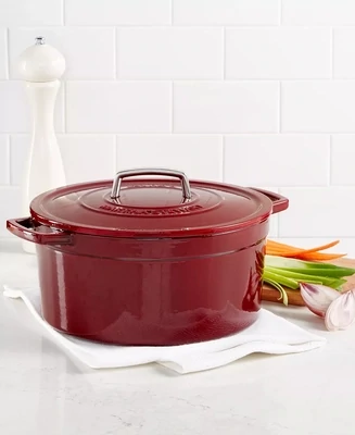 MARTHA STEWART Enameled Cast Iron 8-Qt. Round Dutch Oven