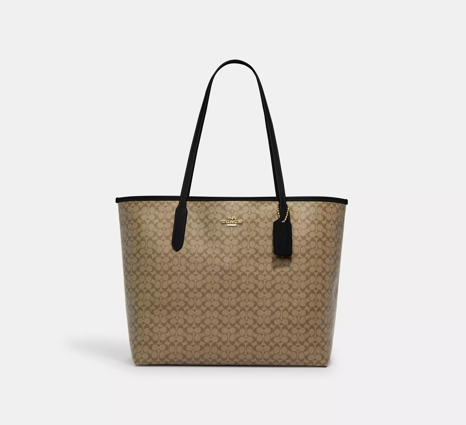 COACH City Tote In Signature Canvas