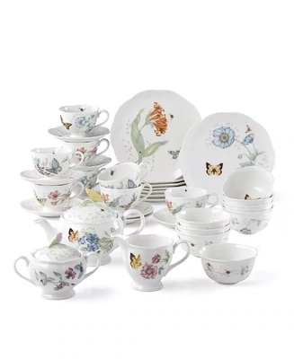 LENOX Butterfly Meadow 37-Piece Tea/Dessert Set