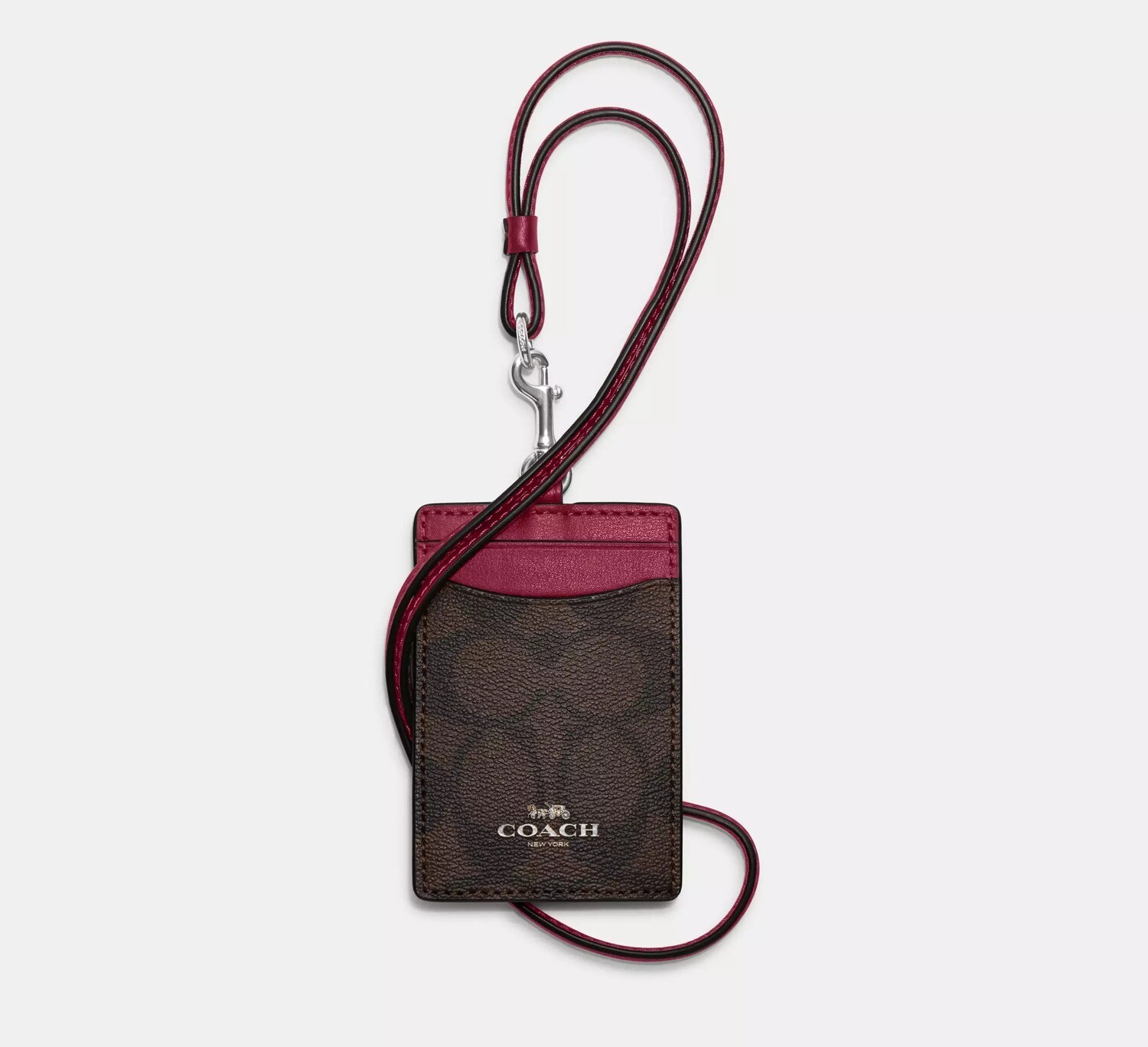COACH Id Lanyard In Signature Canvas