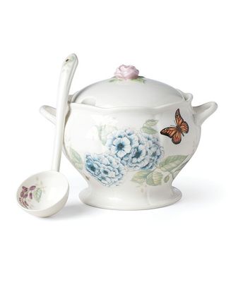 LENOX Butterfly Meadow 2-Piece Tureen Ladle Set