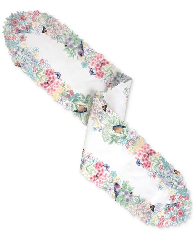 LENOX Butterfly Meadow Flutter Table Runner