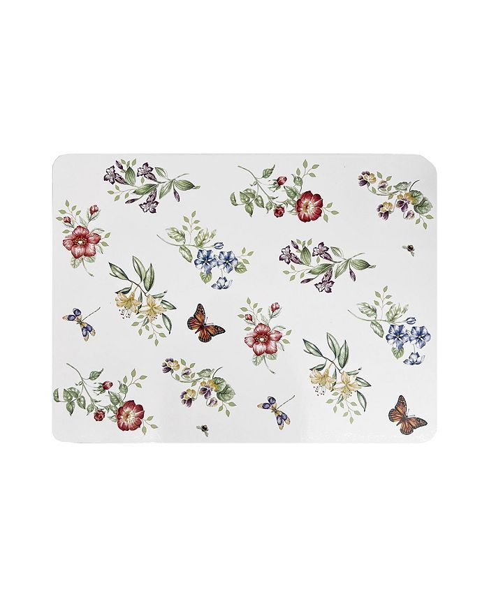 LENOX Butterfly Meadow All Over Cork Set of 4 Placemats