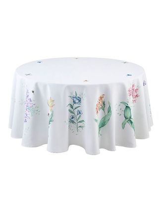 LENOX Butterfly Meadow Garden Tablecloth, 70&quot; Round