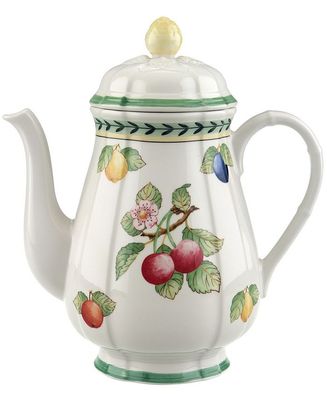 VILLEROY &amp; BOCH French Garden Coffee Pot, Premium Porcelain