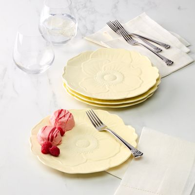 LENOX Butterfly Meadow Floral Accent Plates (Yellow)