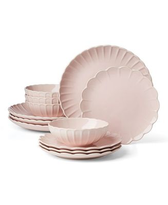 LENOX French Perle Groove 12 Pc. Dinnerware Set, Service for 4