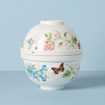LENOX Butterfly Meadow Luna 8-Piece Nesting Dinnerware Set