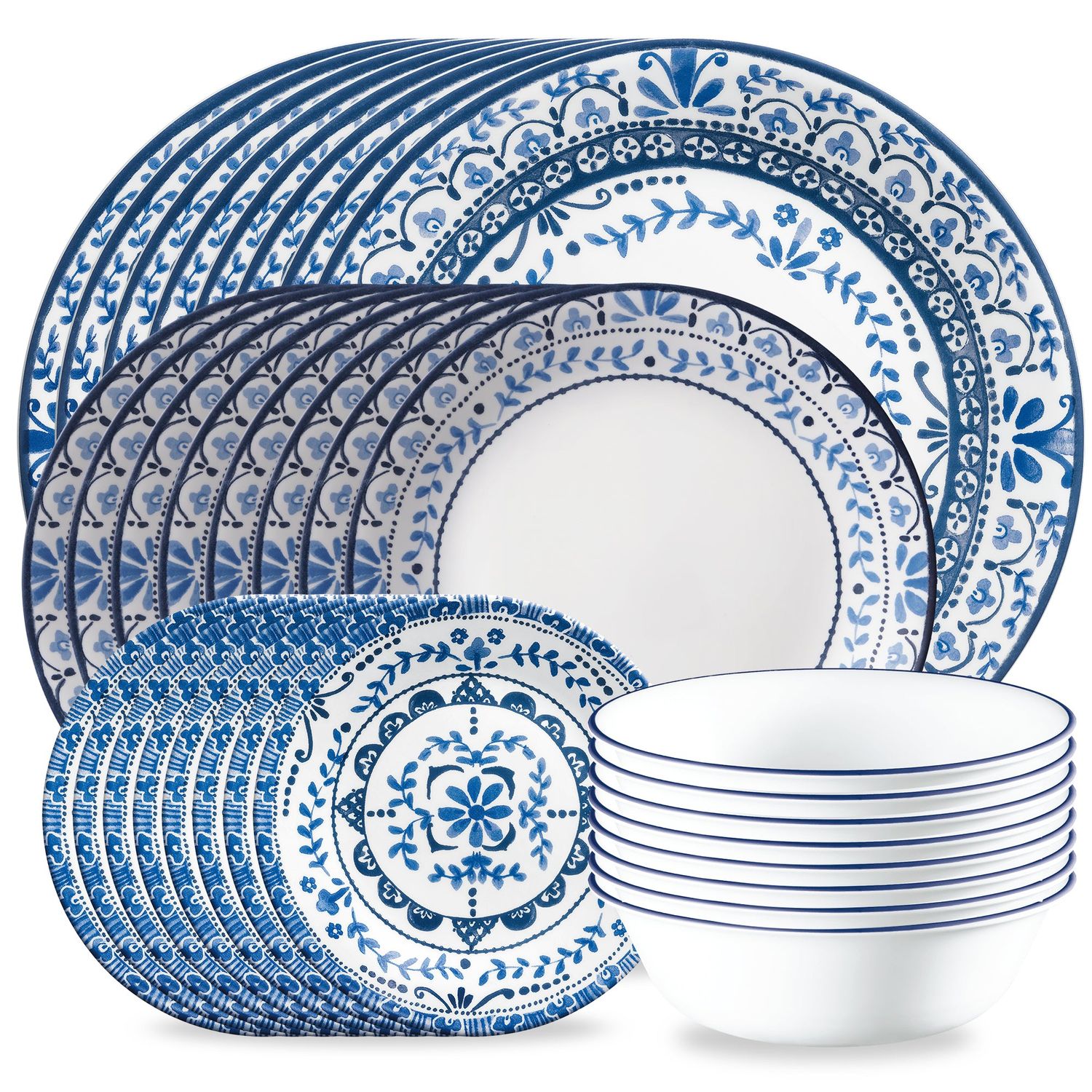 CORELLE Portofino 32-piece Dinnerware Set, Service for 8