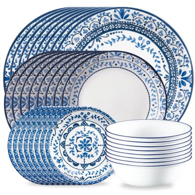 CORELLE Portofino 32-piece Dinnerware Set, Service for 8
